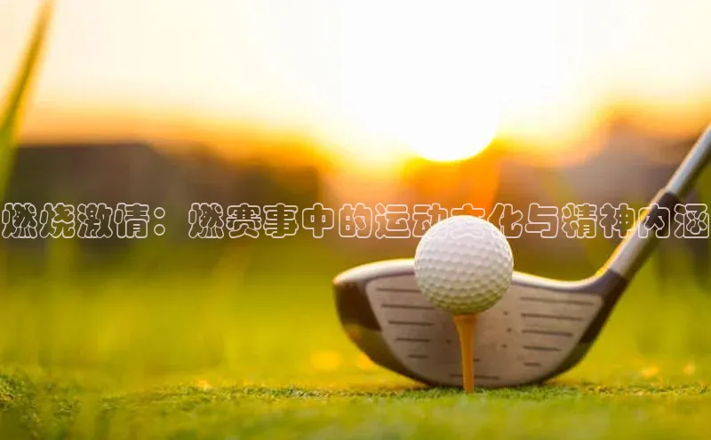 燃烧激情：燃赛事中的运动文化与精神内涵