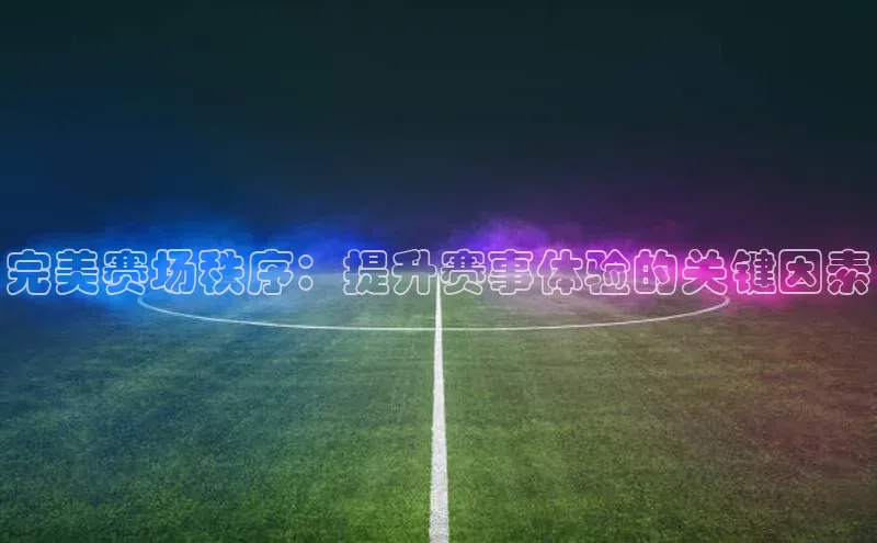 完美赛场秩序：提升赛事体验的关键因素